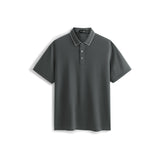 Men's Wrinkle-Free Polo Shirt with Contrast Trim